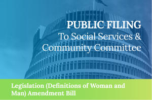 LKBK Filing – Legislation Act Definition of a woman and man